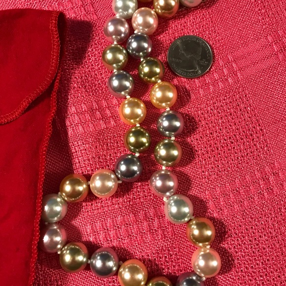 Kenneth Jay Lane Jewelry - Kenneth Jay Lane 18-inch pastel glass pearls